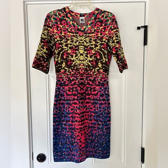 MISSONI Multicolored Abstract Bodycon Pencil/sheath Dress - Picture 4 of 10